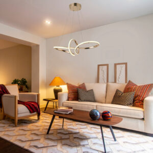 Lustre Pendente Led Decorativo Metalico  3 Temperaturas Bivolt
