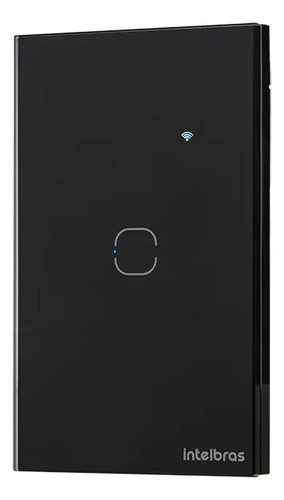 INTERRUPTOR SMART ZIGBEE TOUCH 1 PRETO EZS 1001 INTELBRAS