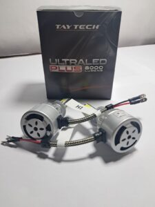 Par Lâmpada Carro Super LED Farol Ultra Plus 6000K Branca H1
