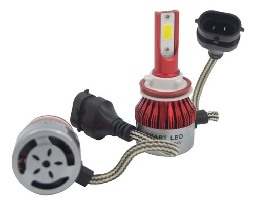 Lâmpada Tay Tech Smart Led 8000 Lúmens 6000k H8 + Canceller H8