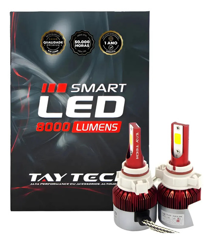 Lâmpada Smart Led Tay Tech H13 8000 Lúmens H13