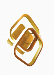 Plafon LED Retangular Dourado 3500K a 6500K Metal 28x19cm