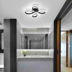 Plafon Led 3 Em 1 45w Decor Cinderella Com Controle Remoto 127/220v Preto