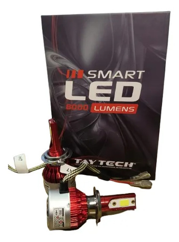 Lâmpada Smart Led H7 Tay Tech Premium 8000lm 6000k Smart Led