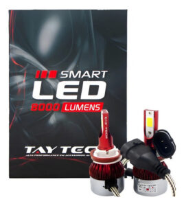 Lâmpada Tay Tech Smart Led 8000 Lúmens 6000k H8 + Canceller H8