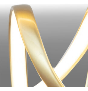 Pendente Led Dourado 3 Em 1 Controle Bivolt Decor Cinderella 127/220v Dourado
