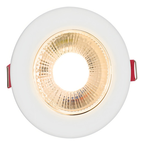 Spot 5w Led Redondo Direcionável Teto Branco Quente 127/220v
