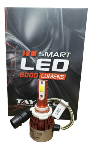 Lâmpada Tay Tech Smart Led 8000 Lúmens Hb3 6000k Hb3 - 9005