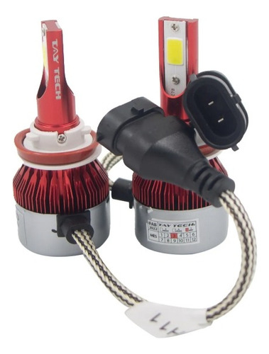 Lâmpada Smat Led Tay Tech H11  8000 Lumens 6000k H11