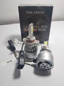 Par Lâmpadas Super LED Farol Ultra Plus 6000K Branca H16