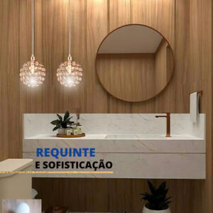 Pendente Metal + Cristal Rose Cozinha Quarto Sala Lavabo