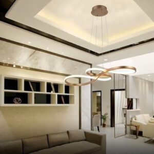 Lustre Pendente 40w Design Moderno 3 Em 1 Lp-016a 127/220v Dourado