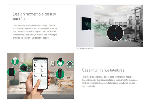 INTERRUPTOR SMART ZIGBEE TOUCH 1 PRETO EZS 1001 INTELBRAS
