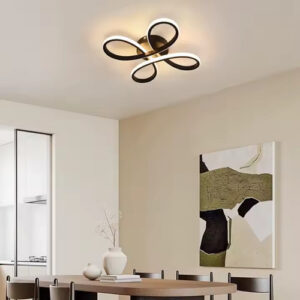 Plafon Led 3 Em 1 Bivolt 40w Decor Cincerella Preto 127/220v Preto