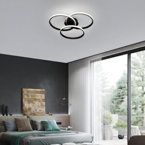 Plafon Led 3 Em 1 Decor Cinderella Com Controle Remoto 127/220v Preto