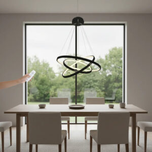 Lustre Moderno Pendente Led 3 Arcos 89W