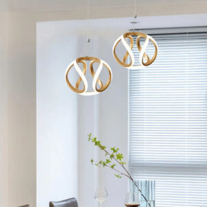 431fced43a3075c7347d60682cc34bd4.jpeg Lustre Pendente Led Ondas Design Moderno 35w Luz 3 Temperaturas 127/220v Dourado