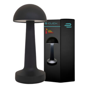 Luminária De Mesa Led Preta Eclick Recarregável 5w Bivolt