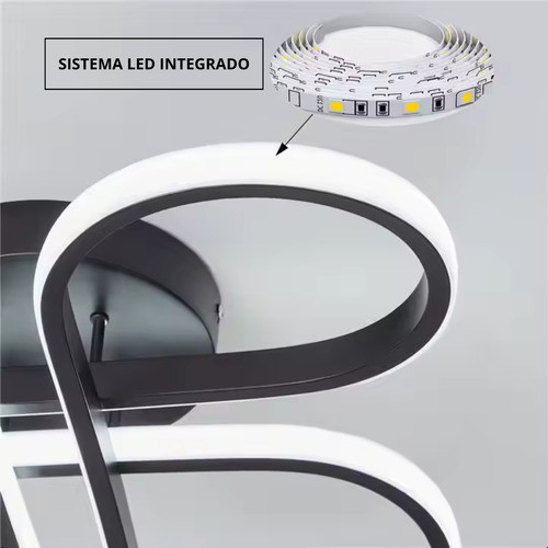 Luminária Plafon Sobrepor Prisma  Led 3em1 Bivolt 40w Eclick