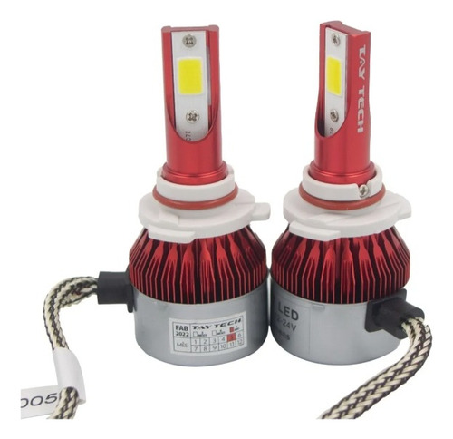 Lâmpada Tay Tech Smart Led 8000 Lúmens Hb3 6000k Hb3 - 9005