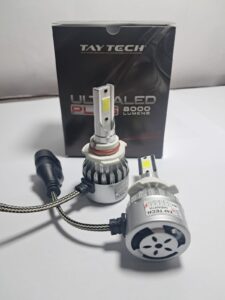 Par Lâmpada Super LED Farol Ultra Plus 6000K Branca HB4 9006