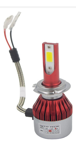 Lâmpada Smart Led H7 Tay Tech Premium 8000lm 6000k Smart Led