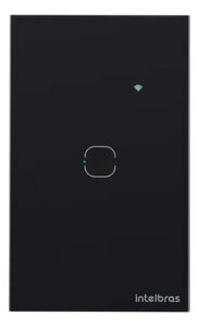 INTERRUPTOR SMART ZIGBEE TOUCH 1 PRETO EZS 1001 INTELBRAS