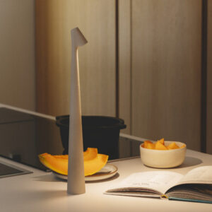 Luminária De Mesa  Moderna Led Touch Branco Eclick Bivolt
