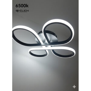 Luminária Plafon Sobrepor Prisma  Led 3em1 Bivolt 40w Eclick