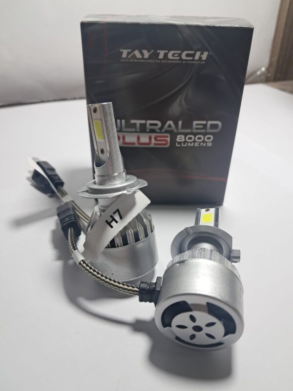 7e65910f748c7ee7617a34a48b8b9e7e.jpeg Par Lâmpadas Super LED Farol Ultra Plus 6000K Branca H7