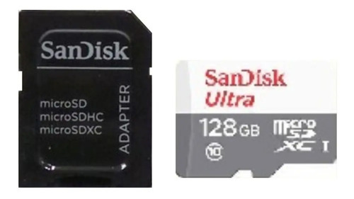 Cartão Micro Sd Sandisk Ultra 128 Gb Classe 10 P/ Celular