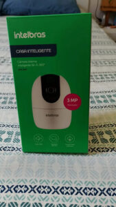 Câmera Inteligente Wi-fi Smart 360° Im4 3mp Intelbras Branco
