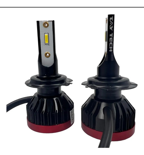 Lâmpada Automotiva Led Tay Tech H7 K2 Mini H7 Preto/vermelho Branco