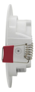 Spot 5w Led Redondo Direcionável Teto Branco Quente 127/220v