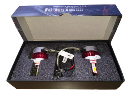 Lâmpada Led Veicular Tay Tech Smart H16 6000k H16