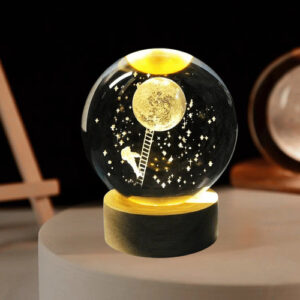 Luminária De Mesa Globo De Led 3d Astronauta Eclick