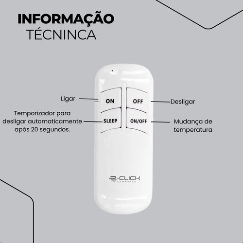 Luminária Plafon Sobrepor Led 3em1 Preto Com Controle Eclick