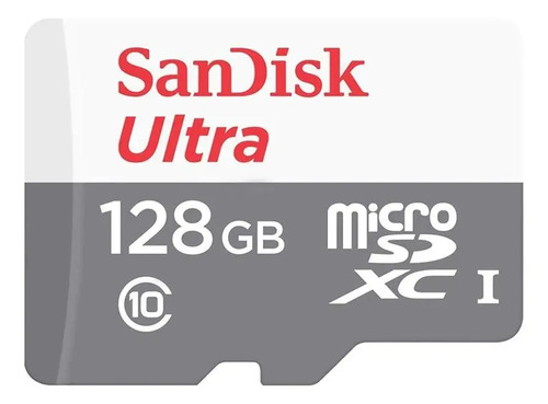 Cartão Micro Sd Sandisk Ultra 128 Gb Classe 10 P/ Celular