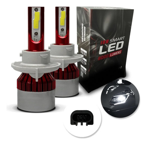 Lâmpada Smart Led Tay Tech H13 8000 Lúmens H13