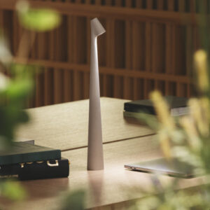 Luminária De Mesa  Moderna Led Touch Branco Eclick Bivolt