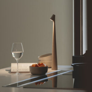 Luminária De Mesa  Moderna Led Touch Branco Eclick Bivolt Branco Branco 127/220v