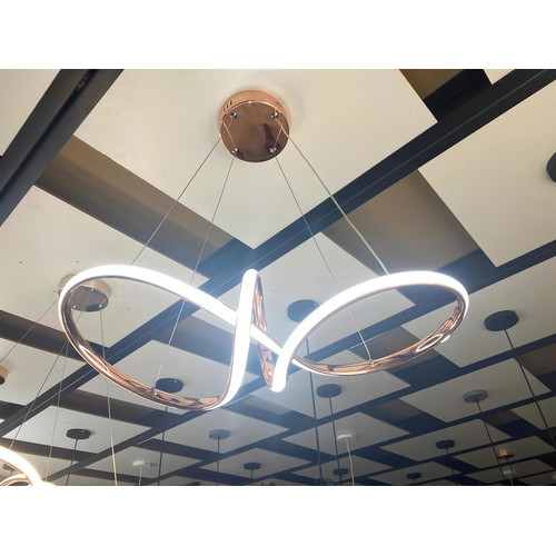 Lustre Pendente Nitrolux Lp-01r Rose Gold Led