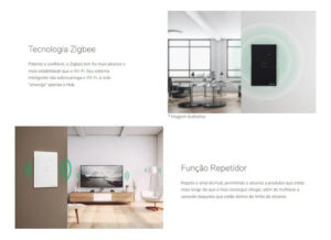 INTERRUPTOR SMART ZIGBEE TOUCH 1 PRETO EZS 1001 INTELBRAS