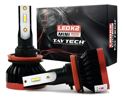 Lâmpada Led Tay Tech K2 H27 9000 Lumens Veicular H27