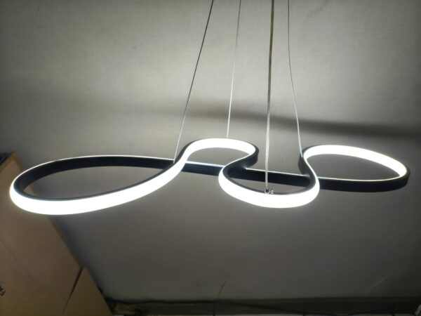 Pendente Sindora Infinity 75 cm LED 40W 3000K Preto
