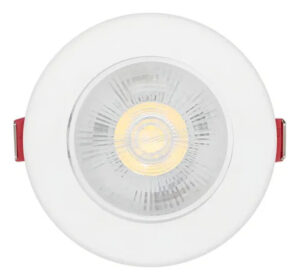 Kit 4 Spots Led Embutir Redondo 5w Branco Quente 5w Branco