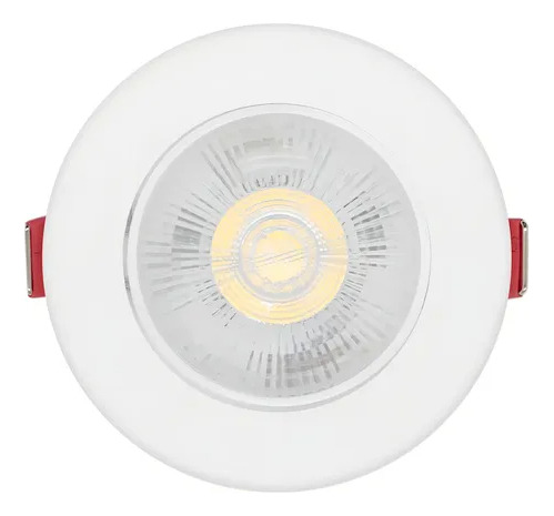 Kit 4 Spots Led Embutir Redondo 5w Branco Quente 5w Branco