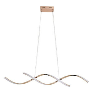 Lustre Pendente Teto Sala Dna Led 35w 3 Em 1 Cinderella Rose 127/220v Rose Gold 127/220v Rose Gold