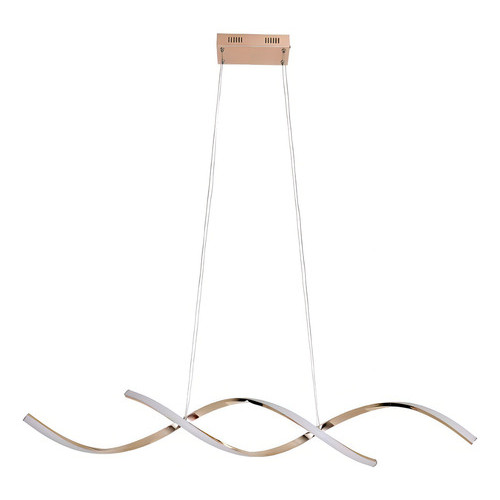 Lustre Pendente Teto Sala Dna Led 35w 3 Em 1 Cinderella Rose 127/220v Rose Gold 127/220v Rose Gold