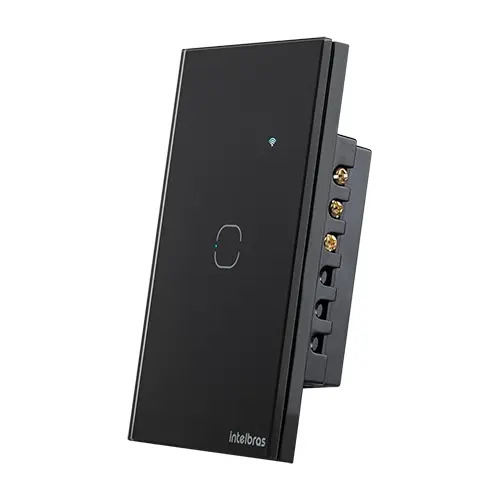 INTERRUPTOR SMART ZIGBEE TOUCH 1 PRETO EZS 1001 INTELBRAS